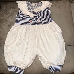 Vintage baby sailor onesie